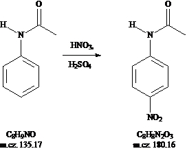 p-nitroacetanilid 1